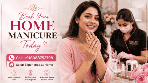 Book your manicure at home today