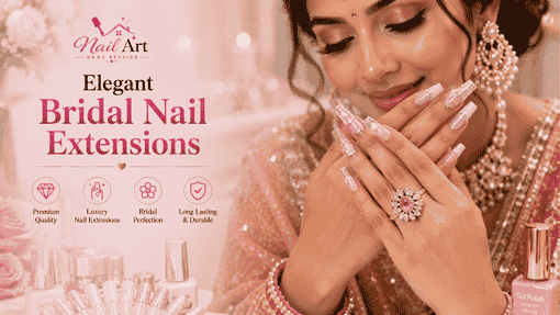 Bridal Nail Extension at Home in Bangalore
