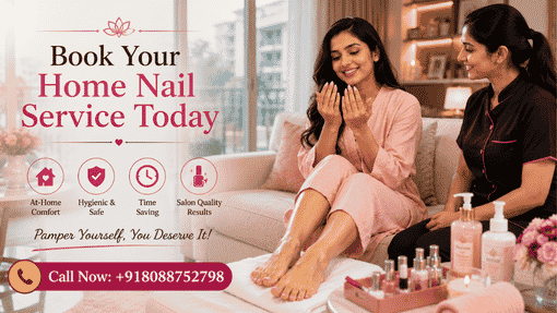 Can I book a manicure and pedicure at home for a group
