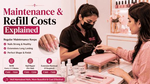 Get Nail Extensions at Home in Bangalore