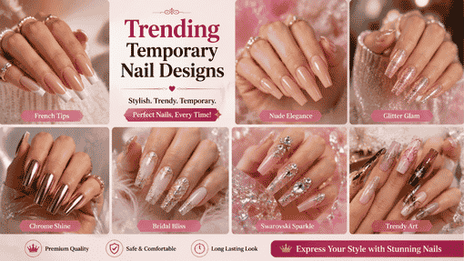 How long does a temporary nail extension last