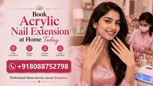 Ready for your acrylic nail extension at home