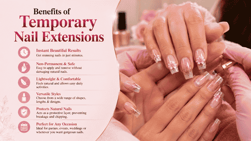 Temporary Nail Extension at Home in Bangalore