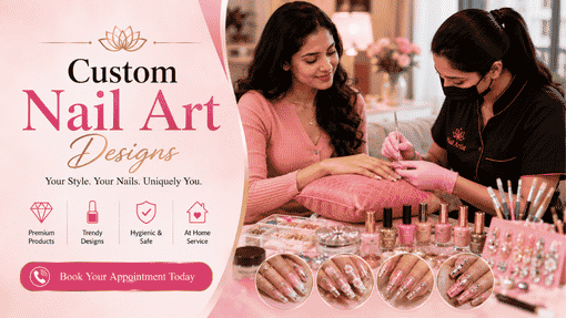 What does a doorstep nail service include