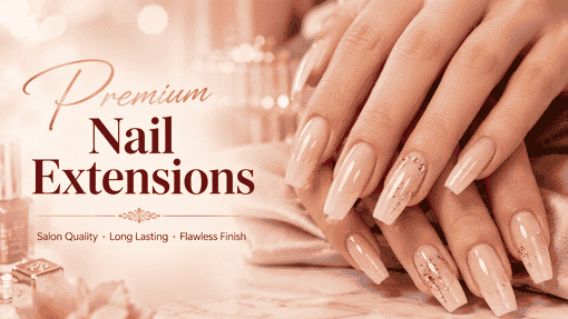 What is a nail extension at-home service
