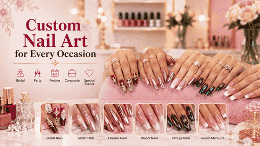 Booking a Nail Salon at Home in JP Nagar
