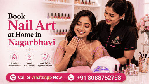 How do I get nail art at home in Nagarbhavi