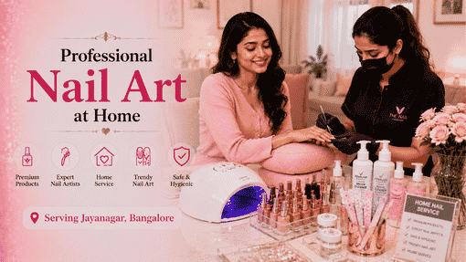 Nail Art in Jayanagar at Home
