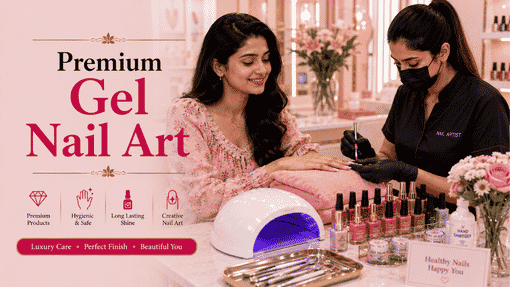 What Nail Art at Home in Rajajinagar Includes