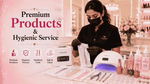 What Our At-Home Nail Art Service Includes