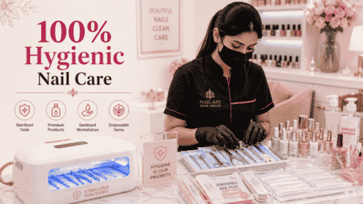 What does a nail extension at home in Rajajinagar cost
