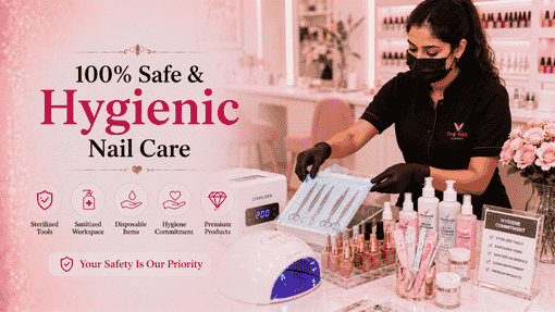 What's Included in Our At-Home Nail Service