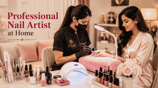 Why Book At-Home Nail Extensions in Malleswaram