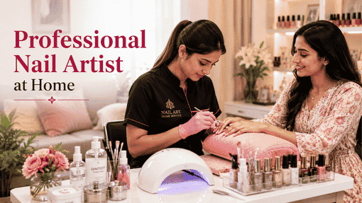 Why Book Nail Art at Home in Malleswaram