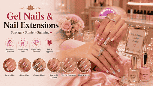 classic or gel manicure and pedicure