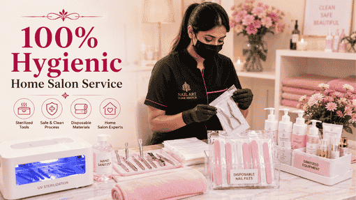 manicure and pedicure at home