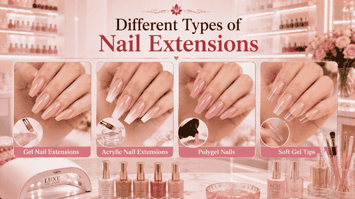 top of your real nails