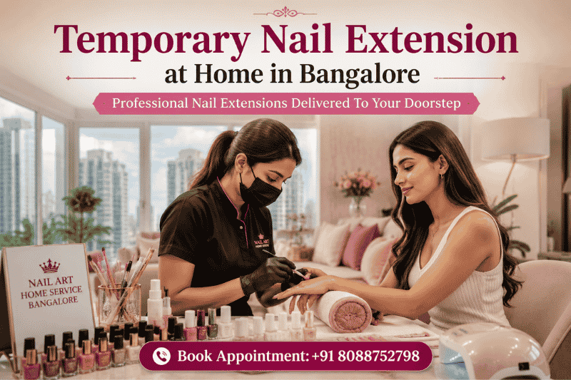 Temporary Nail Extension at Home