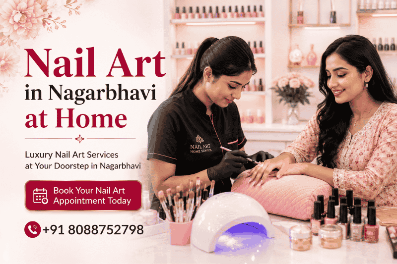 Nail Art in Nagarbhavi at Home